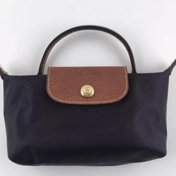 Longchamp Black and Brown Tote Bag - Picture 2 of 8